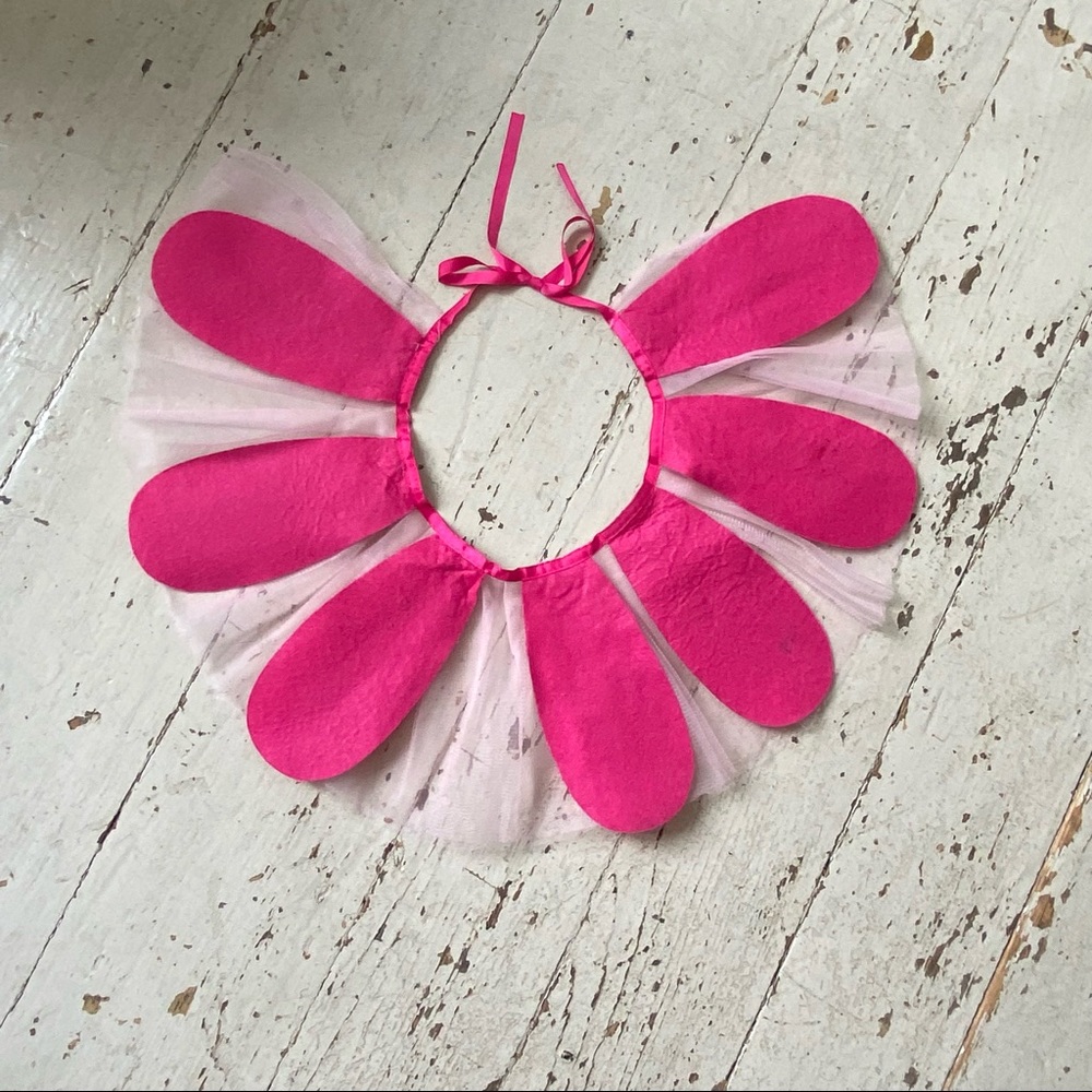 Vintage Flower Petals TuTu Halloween Costume